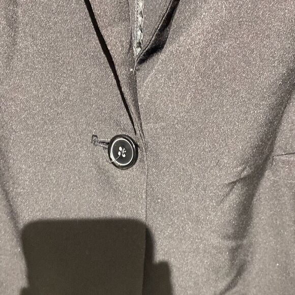 Simply Vera Vera Wang Women's Black Relaxed Single Breasted Blazer Jacket XL - Picture 6 of 11